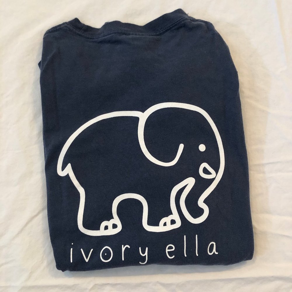 Ivory Ella Navy Long Sleeve